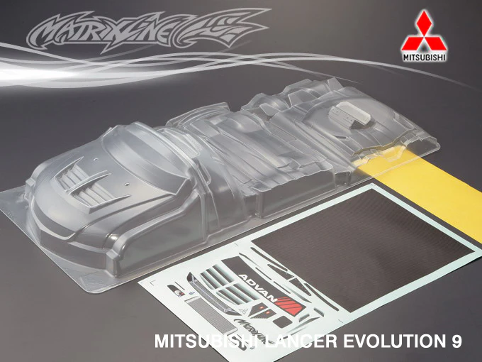 Mitsubishi Evolution 9 EVO VIIII + VOLTEX WIDEBODY BODYKIT **COMBO** 1-10 Body Set [Matrixline] EVO9+BODYKIT - Image 7