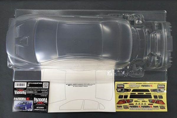 Mitsubishi Lancer Evolution X LANEVO 1-10 Body Set [Pandora] PAB-3157 - Image 5