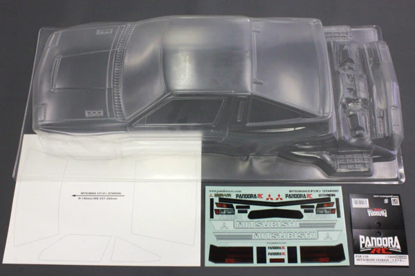 Mitsubishi Starion - Dodge Conquest 1-10 Body Set [Pandora] PABG-3062 - Image 2