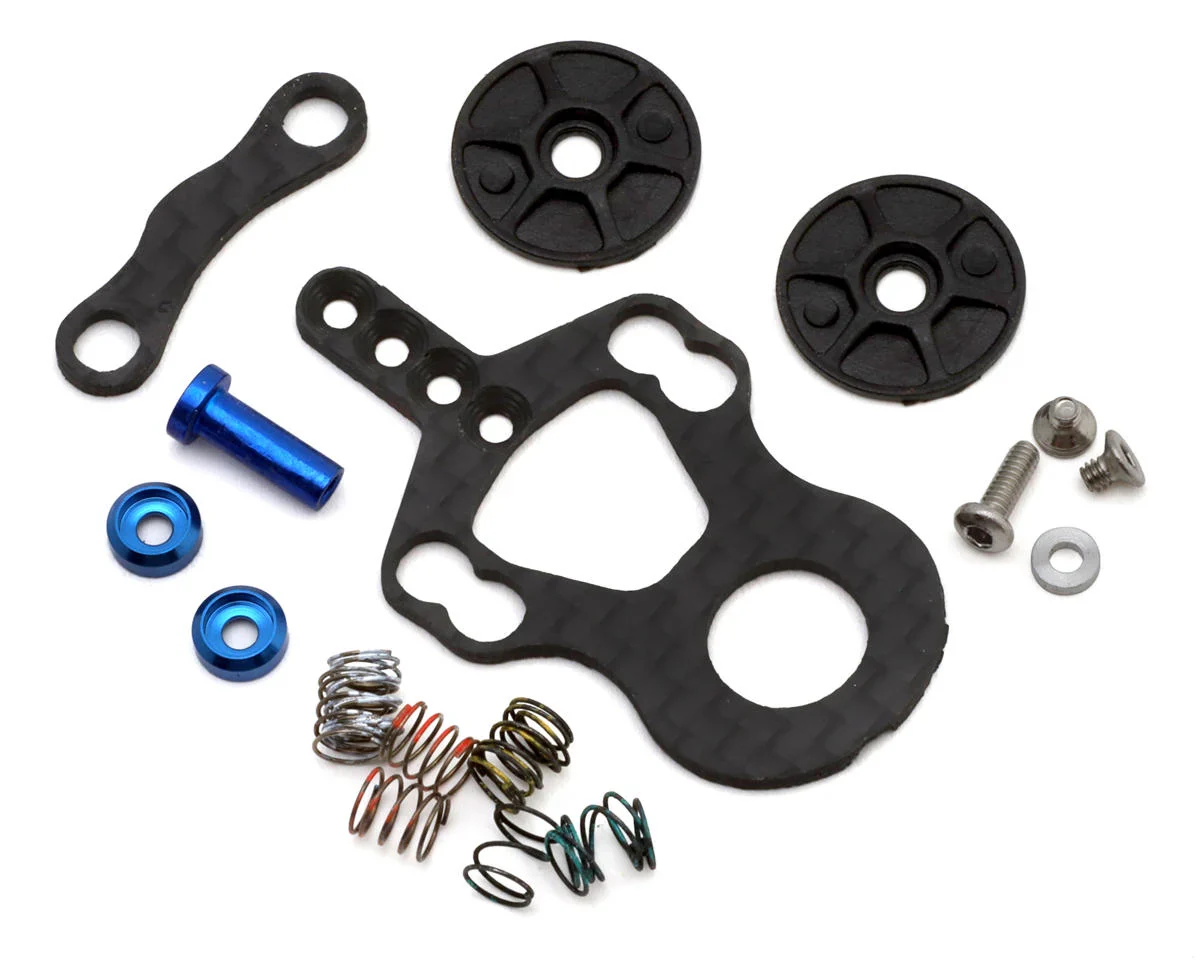MR02/MR03 Multi Length Disk Damper Mount Set (Smooth Surface) (Blue) [Nexx]  NX-321-B1