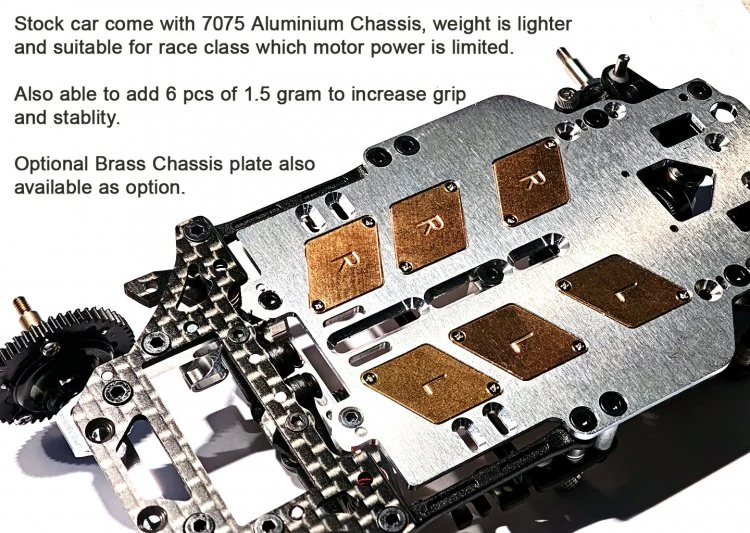 MRV V Link 2wd Chassis Kit (1/28) RWD Car [ATOMIC] MRV-KIT - Image 4