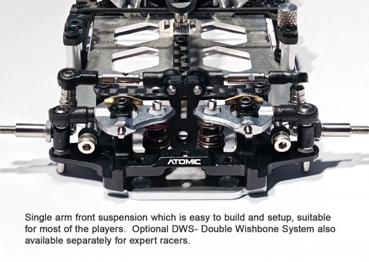 MRV V Link 2wd Chassis Kit (1/28) RWD Car [ATOMIC] MRV-KIT - Image 7