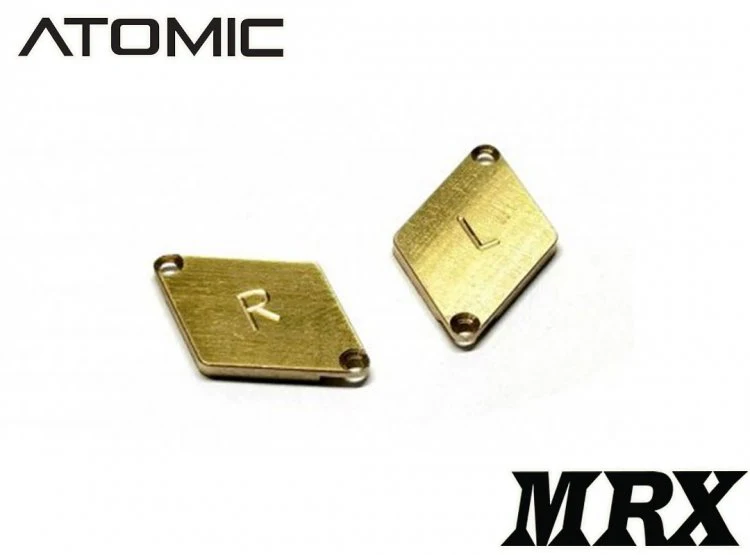 MRX - Brass 1.5g weight for MRX Chassis [Atomic] MRX-UP15P1