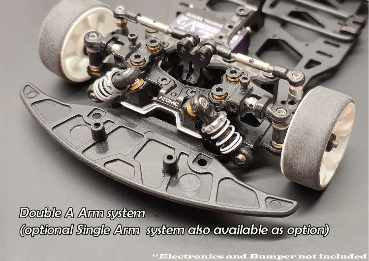 MRX Master Linkless 2wd Chassis Kit (1/28) RWD Car [ATOMIC] MRXME-KIT - Image 3