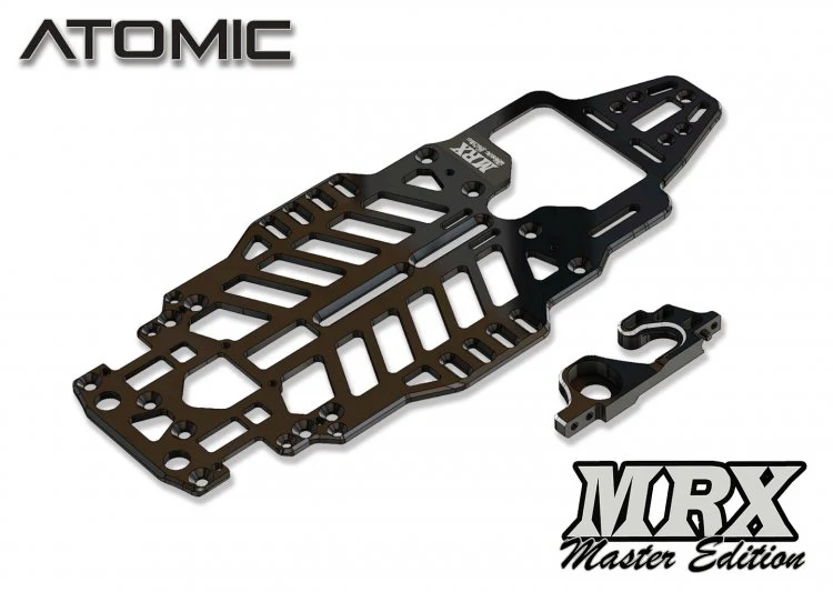 MRX Master - Aluminum Chassis & Motor Mount (12 gram) [Atomic] MRXME-UP10