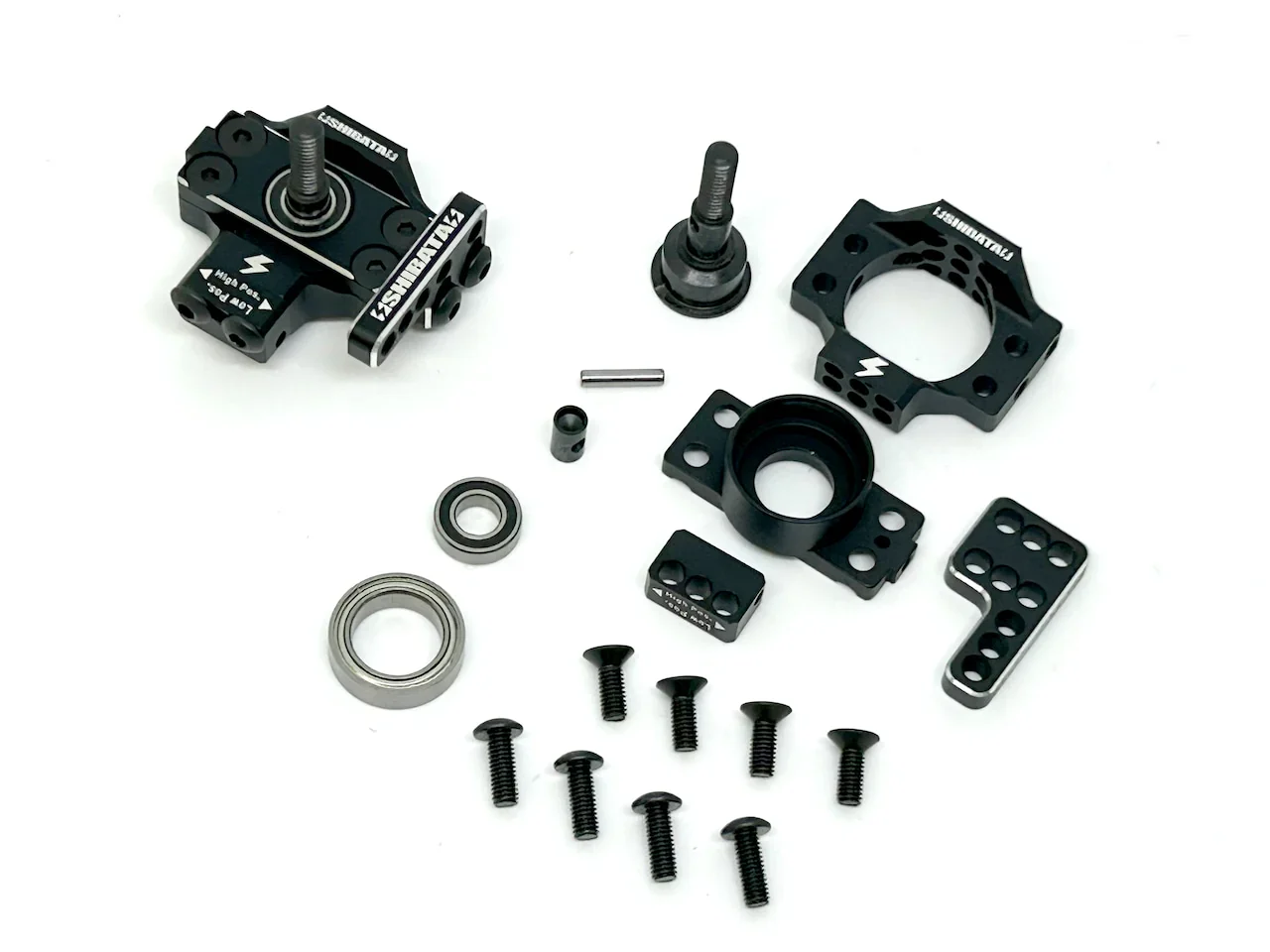 GRK Multi-use rear knuckle (Red Black Purple) [Shibata] R31S334BK R31S334RD R31S334PU - Image 5