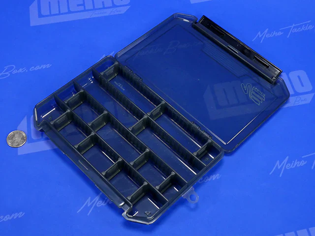 VS-3010NS Multi Utility Case - Black Parts Box 8" x 5.5" - (205 x 145 x 28 mm) Made in Japan [Meiho] VS-3010NS - Image 2