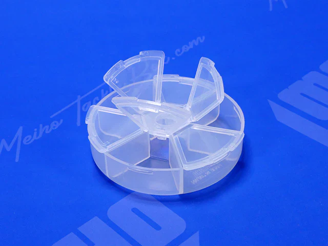 Multi Utility Case - Parts Box 3.3" (6 Slot) - (84 x 20mm) Made in Japan [Meiho] PC-80 - Image 2