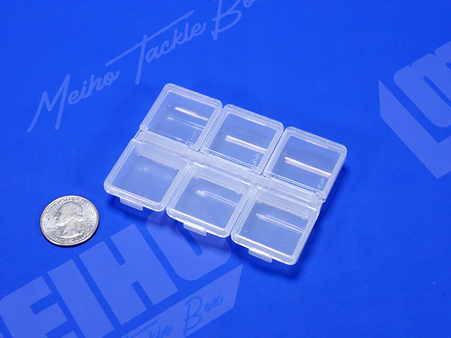 Multi Utility Case - Parts Box 3.35" (6 Slot) - (85 x 62 x 14 mm) Made in Japan [Meiho] FB-6