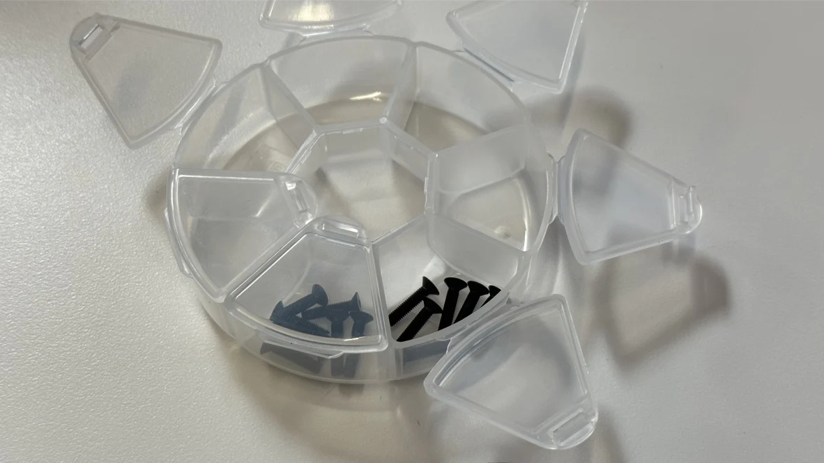 Multi Utility Case - Parts Box 3.5" (7 Slot) - (91 x 25mm) Made in Japan [Meiho] PC-97
