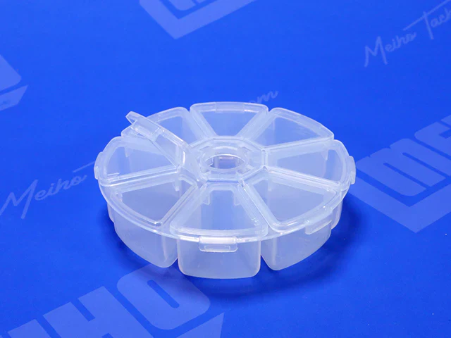 Multi Utility Case - Parts Box 4.25" (8 Slot) - (110 x 28mm) Made in Japan [Meiho] PC-110