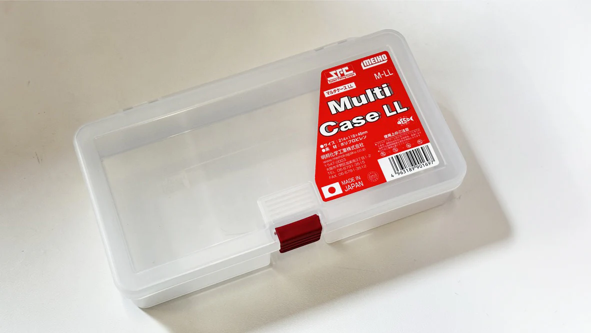 Multi Utility Case - Parts Box 8" x 4.5" - (214 X 118 X 45mm) Made in Japan [Meiho] 4963189901697 Multi Case LL