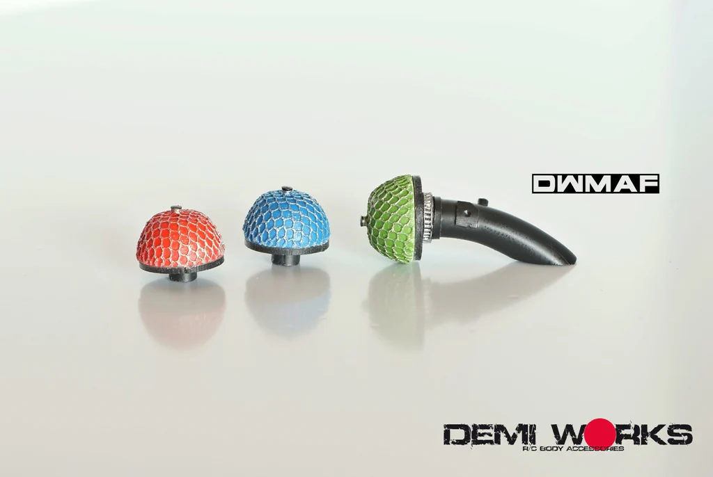 Mushroom Intake Filter HKS Style (Green, Red, Blue) [Demi Works] DWMAF - Image 2