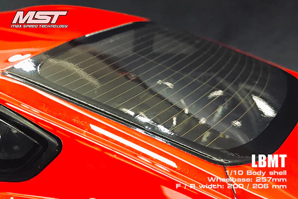 Mustang GT RTR 5.0 LBMT Widebody 200-206mm 1-10 Drift Body [MST] 720017 - Image 5