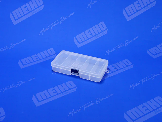 N-L Multi Utility Case 5 Slot - Clear Parts Box 7"  Made in Japan [Meiho] 4963189903608 - Image 3