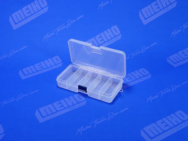 N-L Multi Utility Case 5 Slot - Clear Parts Box 7"  Made in Japan [Meiho] 4963189903608 - Image 4