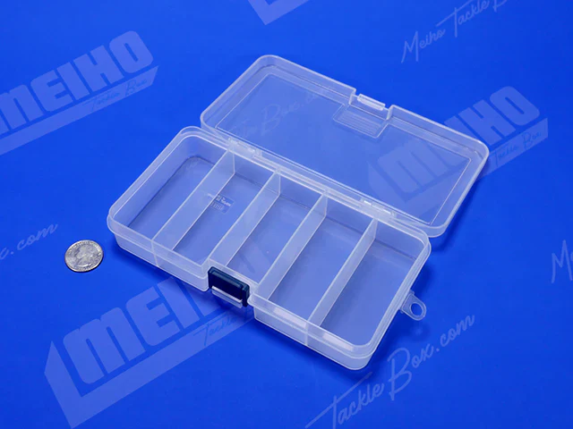 N-L Multi Utility Case 5 Slot - Clear Parts Box 7"  Made in Japan [Meiho] 4963189903608 - Image 5