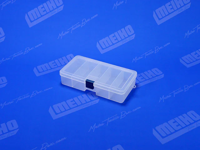 N-LL Multi Utility Case 5 Slot - Clear Parts Box 8"  Made in Japan [Meiho] 4963189903646