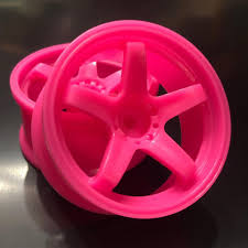 N Model Ver III 5 Spoke Concave Rims (PINK) 5mm - 7mm [Topline RC] TDW-052PK TDW-072PK - Image 3