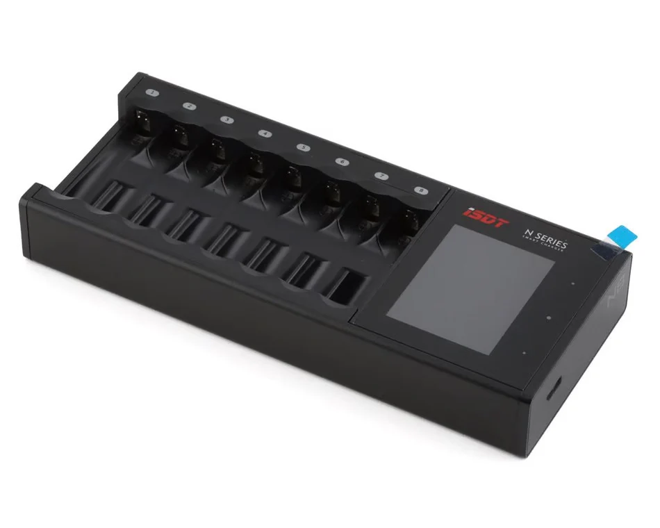 N8 N-Series AAA / AA Charger (8 Port) NIMH NIZN NICD LI-ION LiFe LiHV [ISDT] ISDT-N8