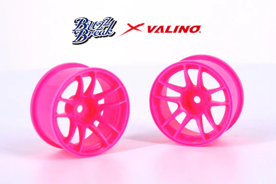 Buzz Break Valino N820S - PINK 7mm 1/10 Wheel Rims [Overdose] BB-RW-015