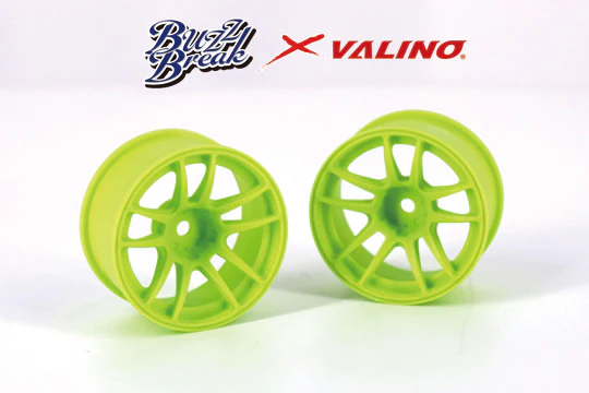 N820S R-Spec - LIME GREEN 7mm 1/10 Wheel Rims [Overdose] BB-RW-001