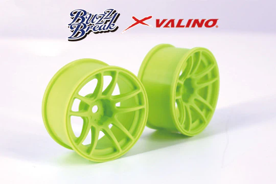 N820S R-Spec - LIME GREEN 7mm 1/10 Wheel Rims [Overdose] BB-RW-001 - Image 2
