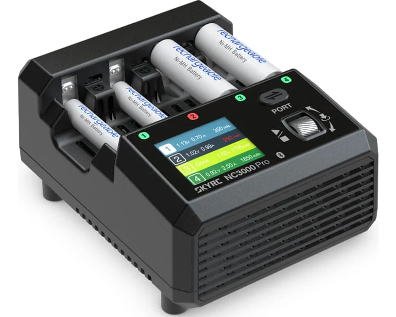 NC3000 PRO AA AAA NiMH/NiCD Multi-function Charger - 4 SLOT (maxBoost Charger Discharge Analyize)[SKY RC] SK-100209