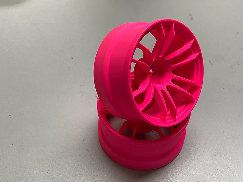 NEON PINK UL12 (57extreme) Drift Wheel Rims 6mm OFFSET (HIGH TRACTION) [Reve D] RW-UL12P6