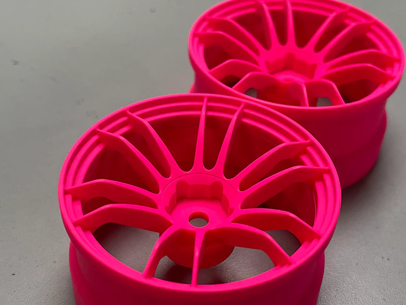NEON PINK UL12 (57extreme) Drift Wheel Rims 6mm OFFSET (HIGH TRACTION) [Reve D] RW-UL12P6 - Image 3