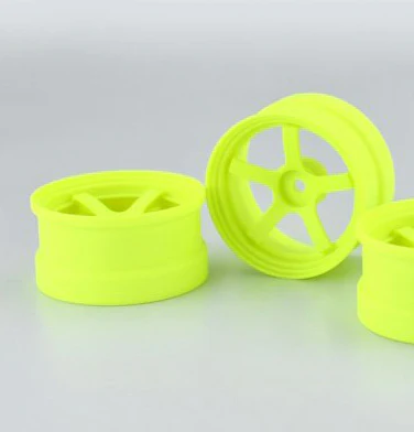 NEON YELLOW DP5 Drift Wheel Rims 8mm OFFSET (HIGH TRACTION) [Reve D] RW-DP5Y8