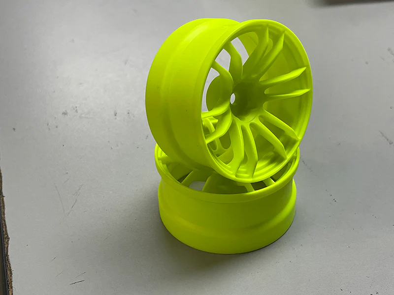 NEON YELLOW UL12 (57extreme) Drift Wheel Rims 6mm OFFSET (HIGH TRACTION) [Reve D] RW-UL12Y6