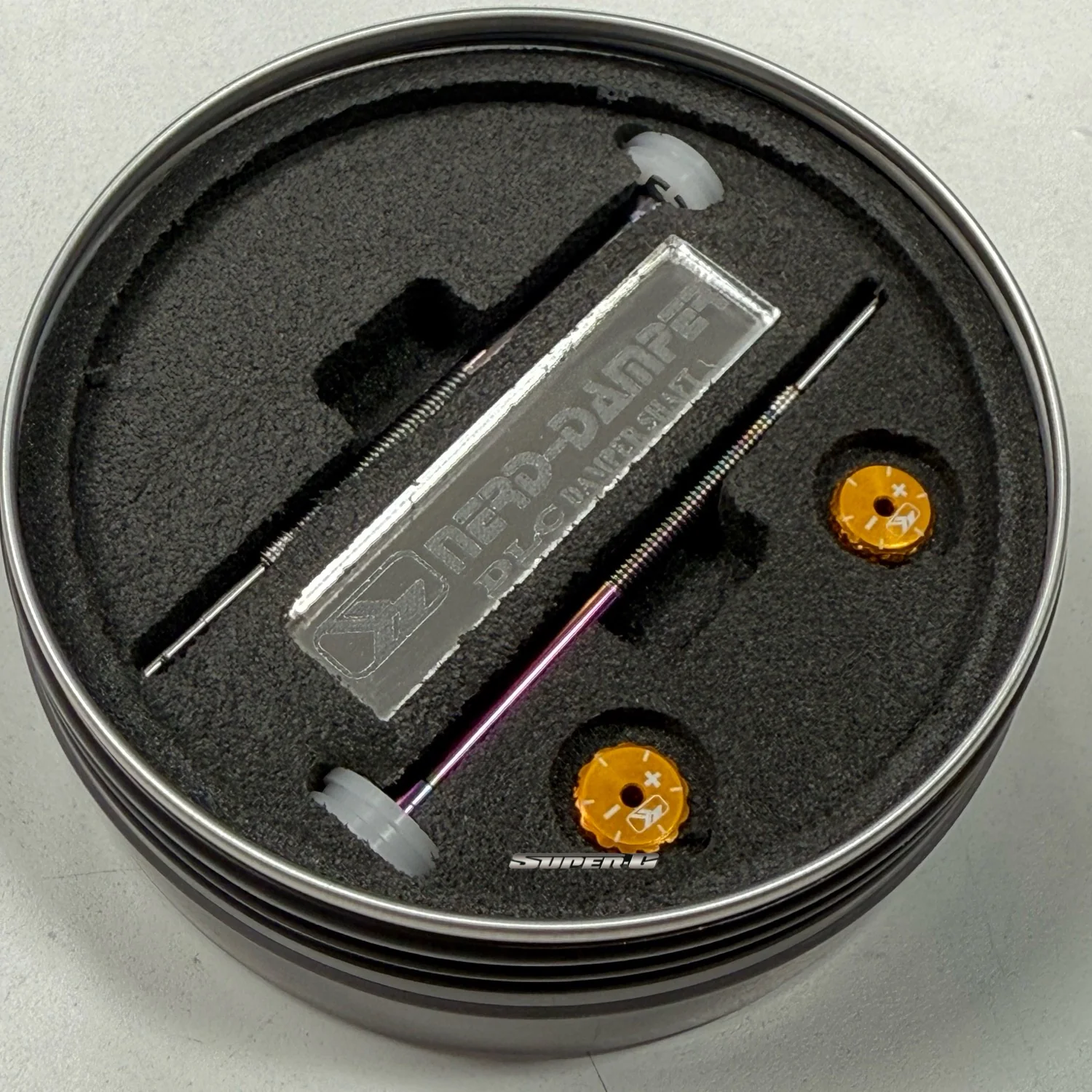 NERD ULTIMO DLC Adjustable Damper Shaft Set 10mm Piston (2pc) (TRF-OD) [HRC] HRC000064