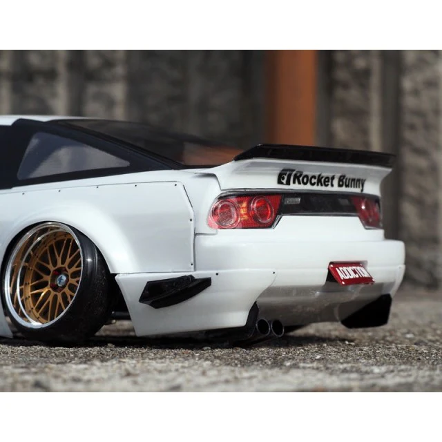 Nissan 180SX PANDEM V3 193mm WIDE (Standard 258mm Wheelbase) 1-10 REAL GRADE BODY [Addiction] AD-HB9A - Image 4