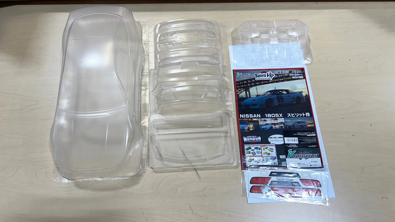Nissan 180SX Silvia SPIRIT REI スピリット玲 Widebody Body Set (197mm - 200mm) 1-10 BODY [Addiction] AD-HB15B - Image 6