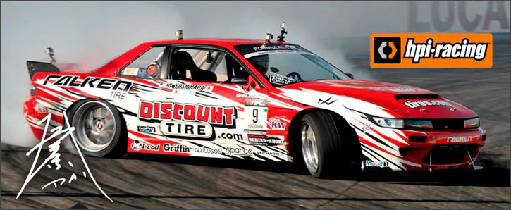 Nissan 240SX S13 Silvia Coupe Rocket Bunny Widebody w/ Dai Yoshihara Discount Tire Livery 1-10 (200mm) Body Set - [HPI] 109385 - Image 10