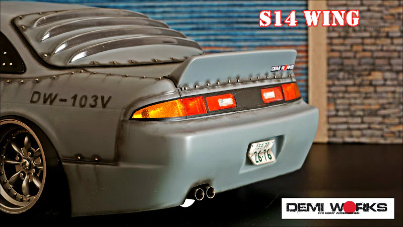 Nissan 240SX S14 Silvia Trunk Wing (Duck Bill) [Demi Works] DWS14W - Image 2