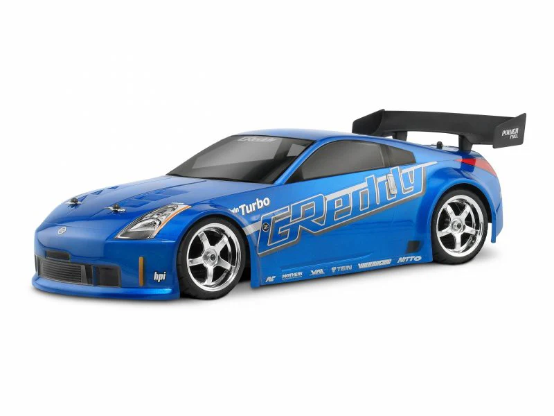 Nissan 350Z Greddy Fairlady 1-10 (200mm) z33 Body Set - [HPI] 17518
