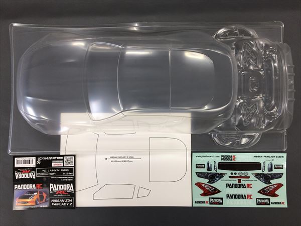 Nissan 370z Z34 Fairlady Z Drift 1-10 Body Set [Pandora] PAB-3133 - Image 2
