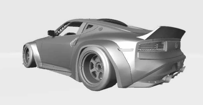 Nissan 400Z FAIRLADY PANDEM Widebody Body Set 1-10 REAL GRADE BODY [Addiction] AD-RB10 - Image 6