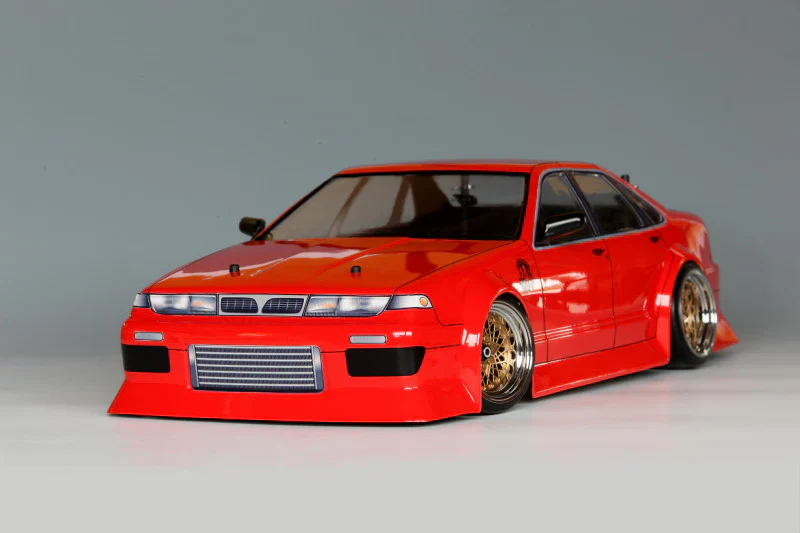 Nissan Cefiro A31 Sedan w/ Muffler and Side Mirrors 1-10 Body Set *Discontinued NOS* [Speed Way Pal] PA092 - Image 5