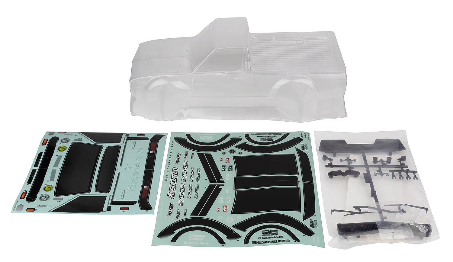 Nissan Datsun 620 Truck w- Flares Widebody 1-10 Body Set [Associated] ASC31930 - Image 4