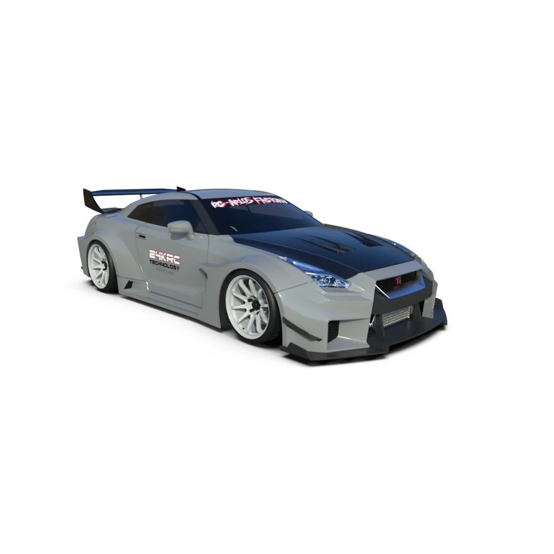 Nissan GTR R35 Silhouette Works Liberty Walk RR 1-10 Drift Body Shell [24K] TAF13000