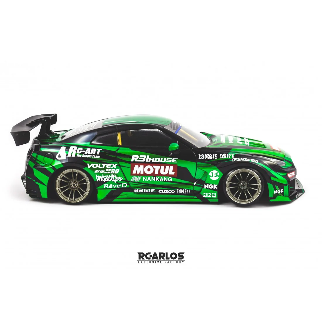 Nissan GTR R35 Silhouette Works Liberty Walk RR 1-10 Drift Body Shell [24K] TAF13000 - Image 3