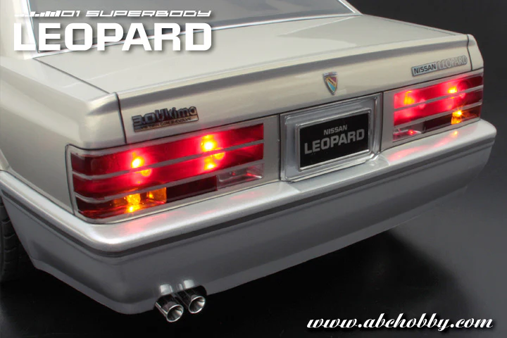 Nissan Leopard ZENKI F31 (Early Model) 1-10 Body Set [ABC Hobby] 67130 - Image 6