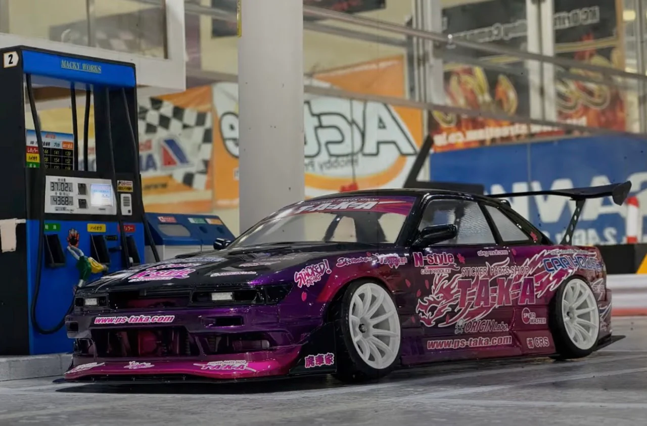 Nissan S13 Silvia ORIGIN LAB FUJIO 2023 (w- TAKA LIVERY) [Addiction RC] AD-HB16-FUJIO - Image 8