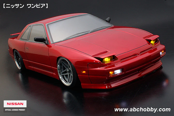 Nissan Silvia Coupe S13 w- Pop Ups - One-Via (Zenki) 1-10 Body Set [ABC Hobby] 67175