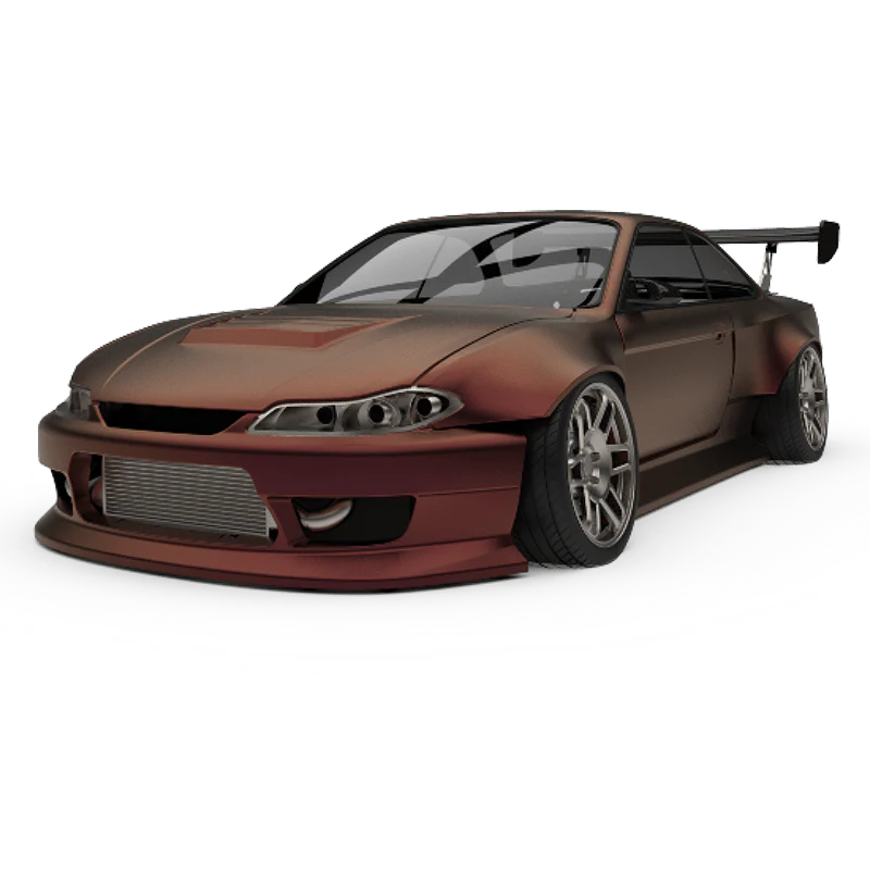 Nissan S14.9 (S14 Chassis with S15 front - rear) 1-10 Drift Body Shell [RC ARLOS] RC-AF-NS14.9