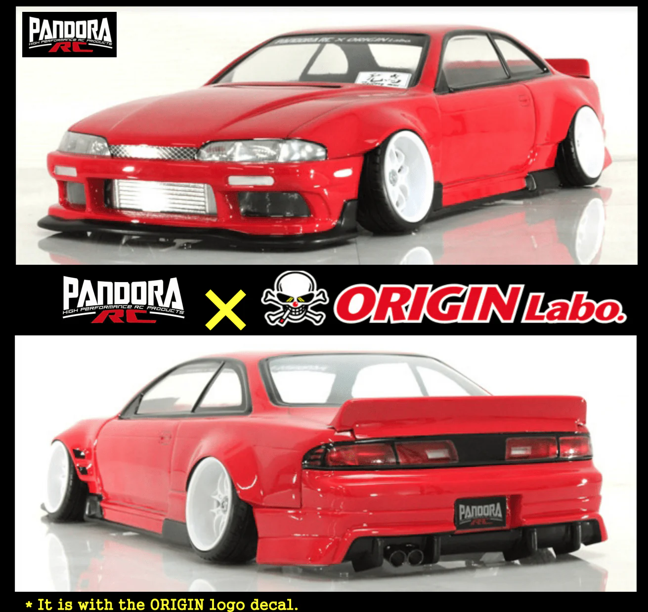 Nissan S14 Zenki 240SX Coupe Origin Labo 1-10 Body Set [Pandora] PAB-3192
