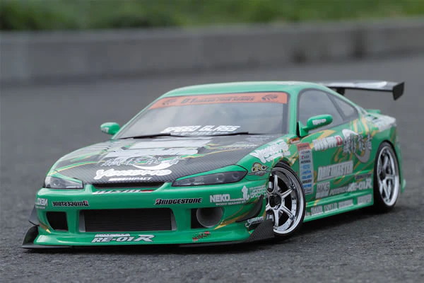 Nissan S15 Silvia Kei Office w/ Livery, Wing, 1-10 Body Set *Discontinued NOS* [Yokomo] SD-KOBS - Image 7